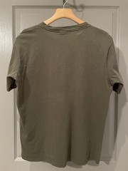 Vintage USMC Olive Green Pocket PT T-Shirt Mens Medium 90s USA 100% Cotton Soffe