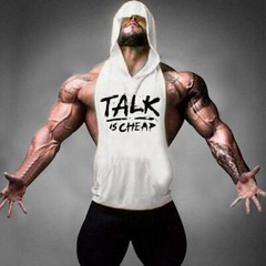 Custom Tank Tops Sports Fitness Vest Breathable Cotton Men Gym Tank Top hoode
