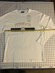 New Look Men Oversized Fit Long Sleeve Symbol Banner Tee medium