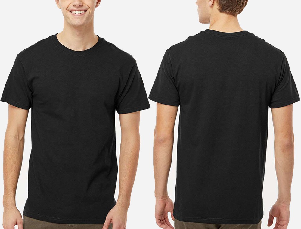 Mens Soft Touch Tee PRE-SHRUNK Cotton T-Shirt Sizes XS-6XL Sustainably Made NEW!