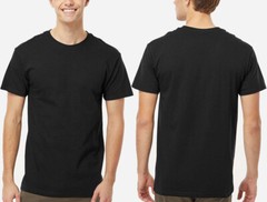 Mens Soft Touch Tee PRE-SHRUNK Cotton T-Shirt Sizes XS-6XL Sustainably Made NEW!