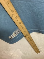 Polo Ralph Lauren Shirt Mens M Blue 67 Spellout Custom Slim Fit Football