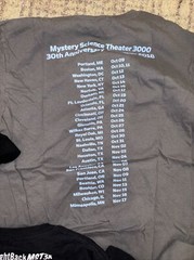 Mystery Science Theater 3000 T-Shirt Lot Unisex/Men Large 4pc + VIP Lanyard