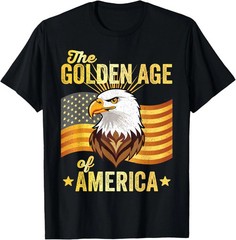 The Golden Age Of America USA Flag T-Shirt