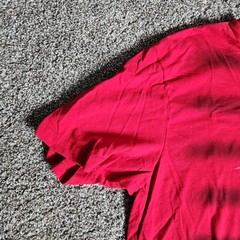 Ecko UNLTD the Exhibit Red Foil Graphic Size 2XL Short Sleeve Y2K Shirt