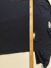 Ronald Reagan XXL Rowdy Gentleman black baseball pocket tee shirt