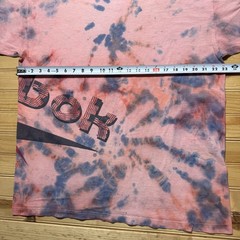 Vintage 90s Reebok American Flag Vector Logo Stars and Stripes Tie Dye Shirt XL
