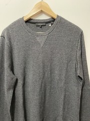 A081 NWT VINCE CREWNECK MARL THERMAL LONG SLEEVE MEN TEE SIZE L $155