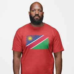 Namibia Mens T Shirt shirt Football Country Him Africian flag footie soccer a…