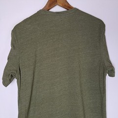 Lucky Brand Henley T-Shirt Mens Medium Green Short Sleeve