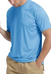 UPF50+ T-Shirts Mens Gym Workout Running Sport Wicking Performance Casual Shirts