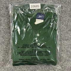 Reebok Mesh Baseball Jersey Shirt Mens Size XL Green Henley Athletic Practice