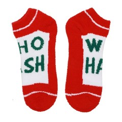 Grinch Chenille Adult Ankle Socks (Pack of 3)