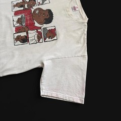 VTG Fat Albert & The Junkyard Gang Platinum FUBU T-Shirt XL White Made in USA 90