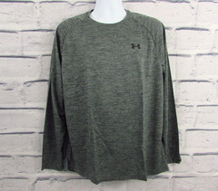 Under Armour Men’s UA Tech 2.0 Long Sleeve T-Shirt Gray Heather L NWT 1328496