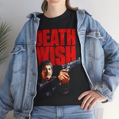 Death Wish T Shirt – Charles Bronson – 70’s Classic Retro Tee – New