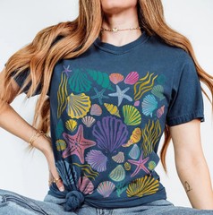 Vintage Seashells Comfort Tee Shirt