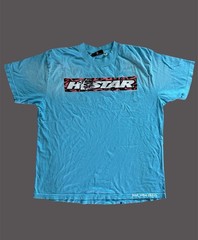 Hellstar Box Logo Blue Tee Size XL