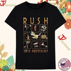 Rush 50Th Anniversary 2024 R50 Vignettes T-shirts All size shirt D1107