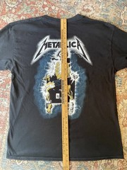 metallica t shirt vintage Ride The Lightning medium large black