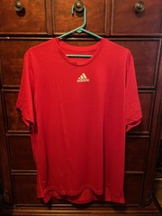 Adidas Creator Men’s Short Sleeve T-Shirt XL Red NWT