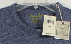Lucky Brand Fender Guitars Custom Shop Blue Crewneck Sweater/Sweatshirt