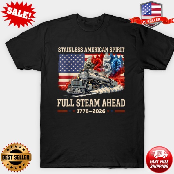 Big Boy 4014 Train USA 250th Anniversary T-Shirt S-3XL