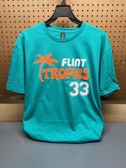 FLINT TROPICS | Jackie Moon themed Soft Ring Spun Pre-Shrunk Cotton T-Shirt