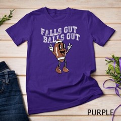 Retro Falls Out Balls Out Football Vintage Thanksgiving Unisex T-shirt