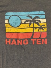 Hang Ten Large T-Shirt Hawaii Life Surfers