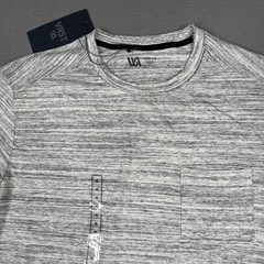 VRST Essential Pocket Tee Shirt Mens Medium Silver Shadow Marble Heather Soft