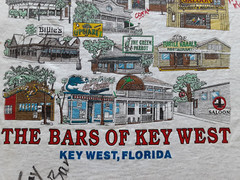 Bars of Key West Florida T Shirt Adult L – Bartender Signed – Delta Pro Weights