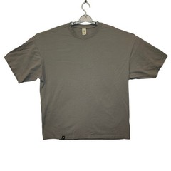 Cove USA Mens 2X Heavyweight Cotton T-Shirt Grey Brown Boxy Fit Streetwear 2XL