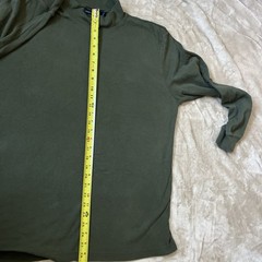 John Ashford men’s turtle neck color olive green long sleeve shirt size XL