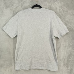 NWT GILDAN Men Crew Neck Classic T-shirt LARGE Softstyle Cotton Blend Gray Knit