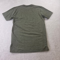 Vans Off The Wall Graphic Tee Mens Small Heather Olive Green Short Sleeve Shirt