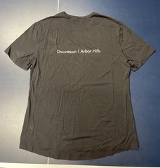 Lululemon Arbor Hills Ann Arbor Men’s Black T-shirt Size L