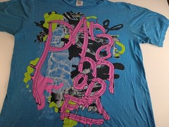Paramore Riot Era Neon Graphic Tee Blue XL Rare 2000s Band Shirt