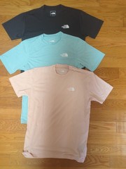 Lot Of 3 North Face Mens Shirts. Medium. Dark grey, Blue And Peach. NWOT READ
