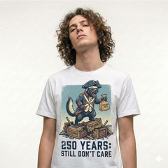 Honey Badger Freedom Fries Years Still Dont Care Funny Vintage T-Shirt