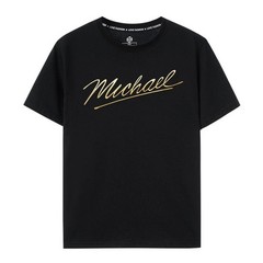 SALE Michael Jackson Movie Same-Style Merchandise Music Black Short-Sleeve T