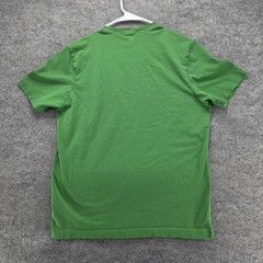 Apple Shirt Mens Medium Green 100% Cotton Logo Tee Crewneck T Shirt Casual