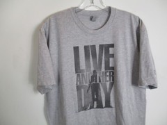 Live Another Day Next Level Apparel Men’s Size L Cotton Short Sleeve T-Shirt