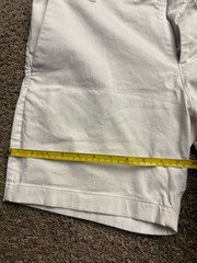 Lululemon Men’s Size L White ABC Chino Shorts Flat Front Cuffed Casual