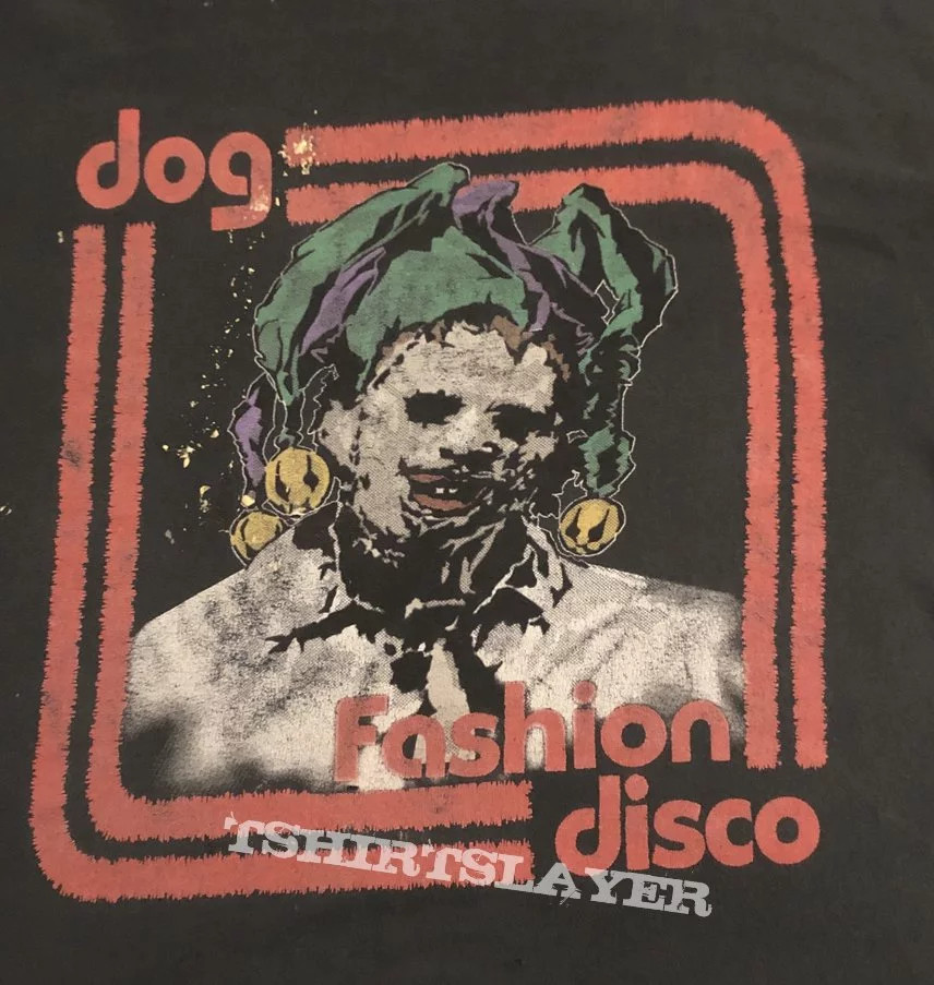 Dog Fashion Disco Music For Lovers Black T-Shirt Cotton Full Size VK87