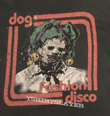 Dog Fashion Disco Music For Lovers Black T-Shirt Cotton Full Size VK87