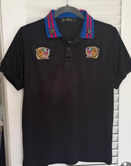 KARTER Collection HOWLET POLO SHIRT BLACK Men’s SMALL Machine washable