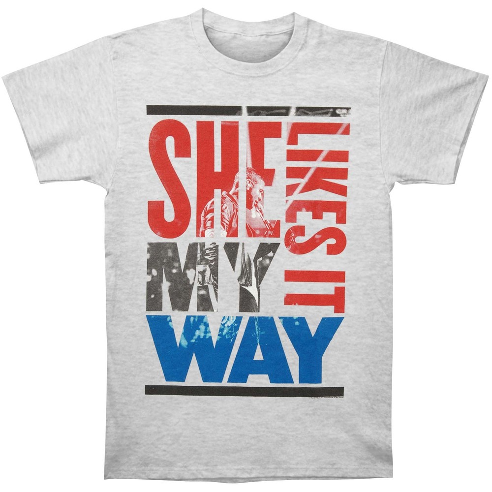 Men’s Usher She Likes It My Way Tour T-shirt Medium Grey