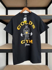 Golds Gym Bodybuilding Workout Sport Black T-shirt Sz M