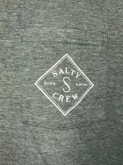 Salty Crew Men’s Green Premium Technical LS Hoodie XL Missing Drawstring